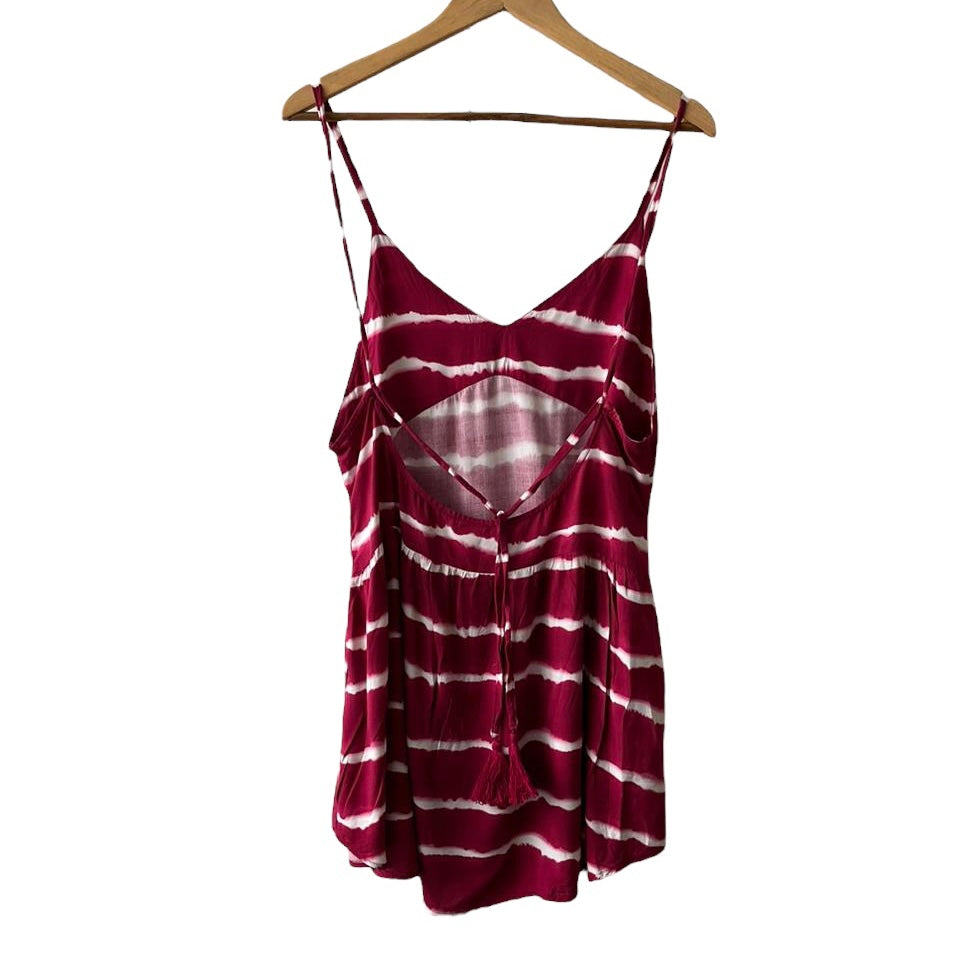 Vestido guinda tie dye - Talla S