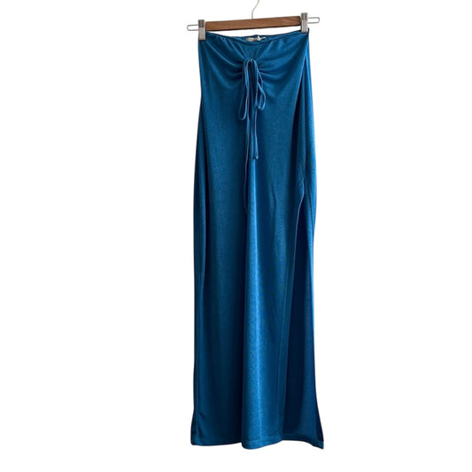 Conjunto top y falda larga azul Coco Jolie - Talla S