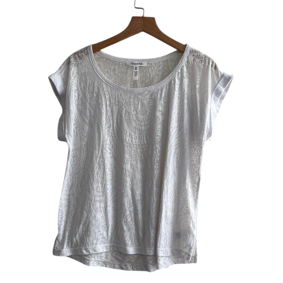 Polo blanco Aeropostale - Talla M