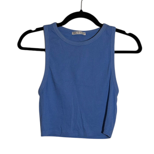 Top azul Zara - Talla L
