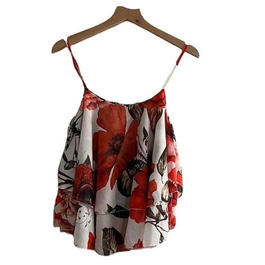 Blusa tiras flores - Talla S