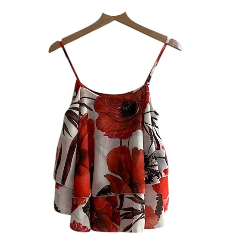 Blusa tiras flores - Talla S