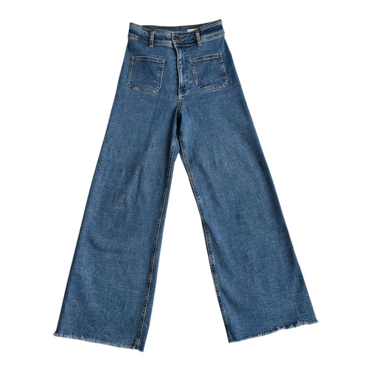 Jean high waist ancho Zara - Talla 26