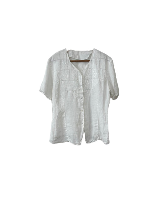 Blusa blanca  - Talla M