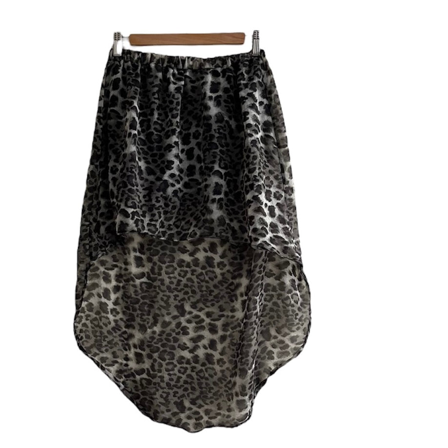 Falda animal print gasa - Talla S