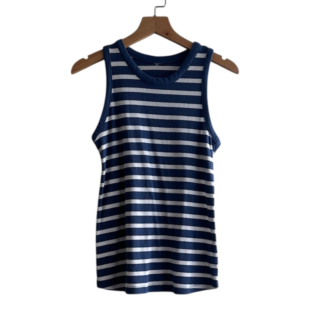Polo rayas azul y blanco - Talla M
