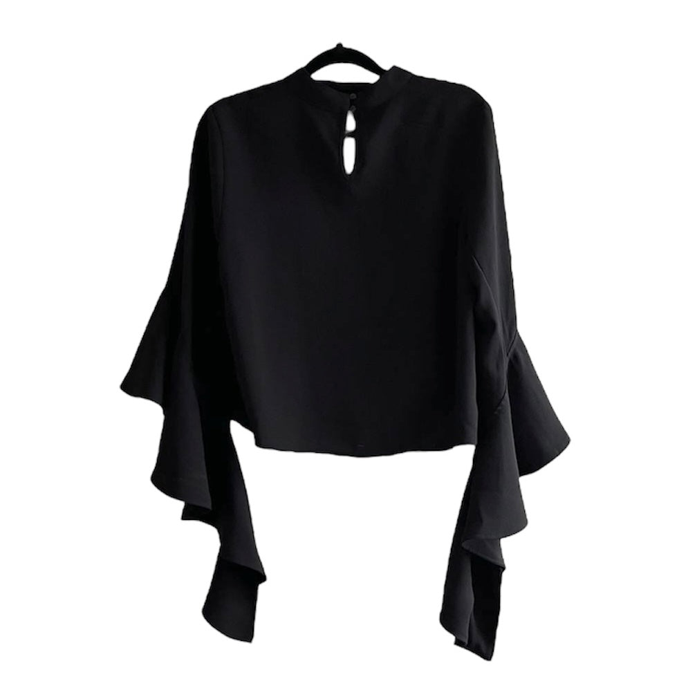 Blusa negra manga larga Sfera - Talla L