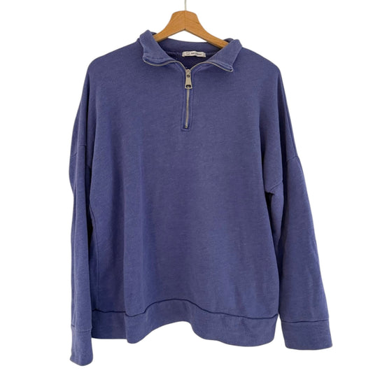Polera con cierre morada - Talla S/M