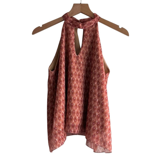 Blusa halter gasa naranja - Talla S