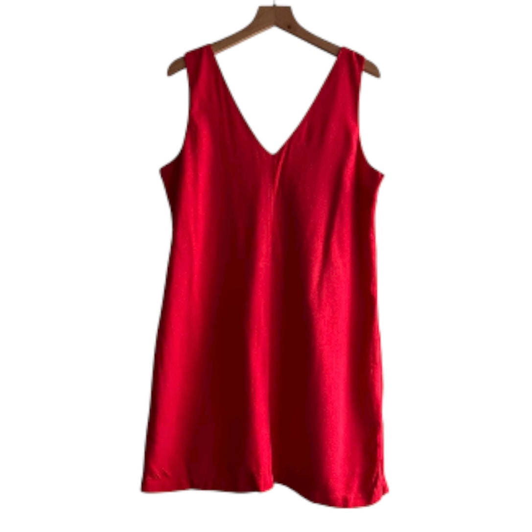 Vestido corto rojo Basement - Talla S