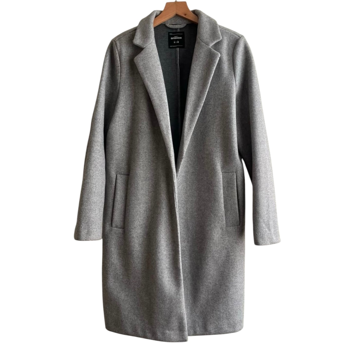 Abrigo gris largo Lefties - Talla M