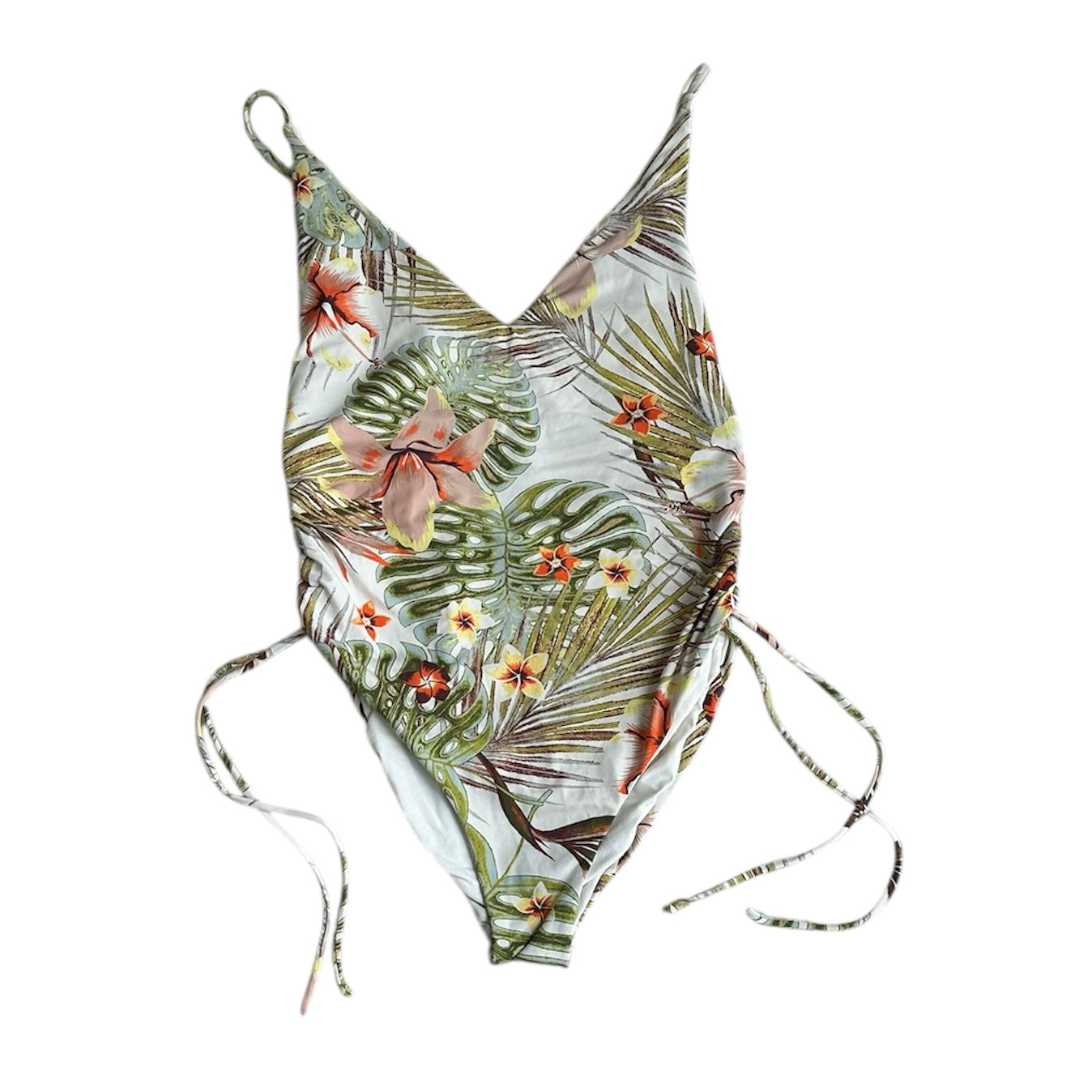 Ropa de baño entera blanca floreada Roxy - Talla S