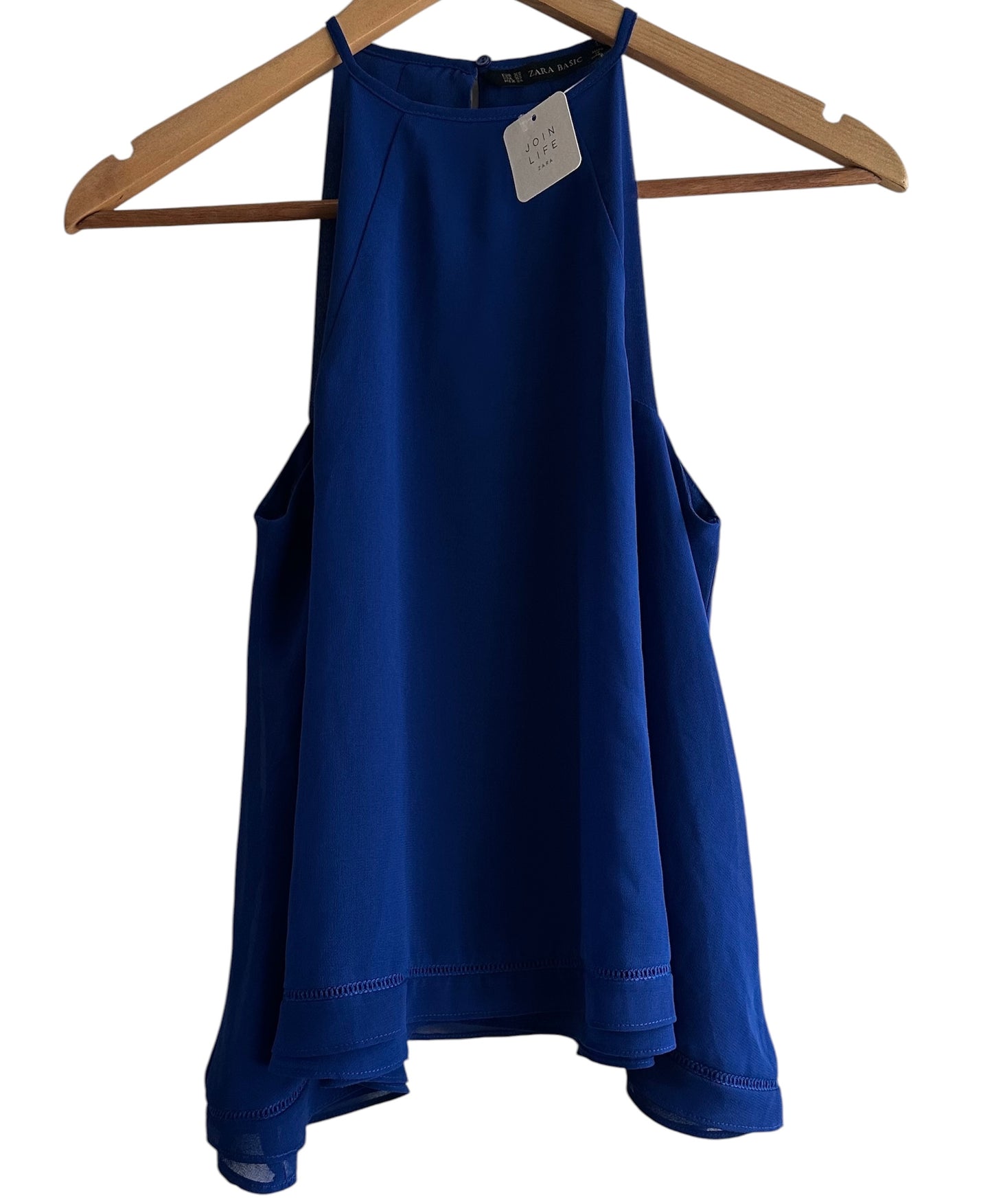 Blusa azul nueva con etiqueta Zara - Talla XS