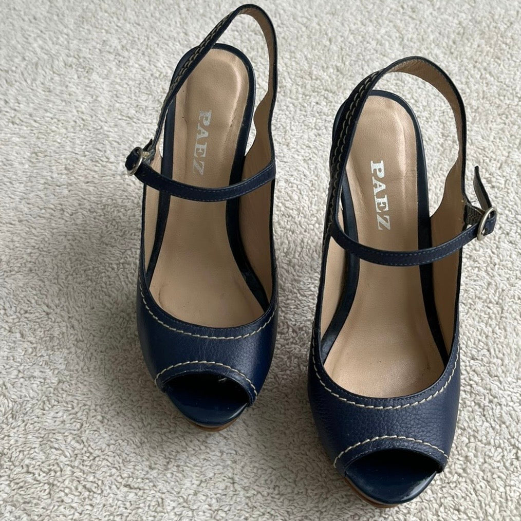 Tacos azules Páez - Talla 35