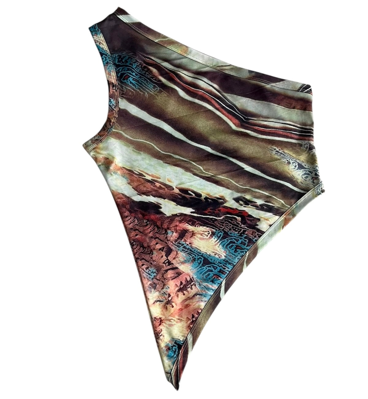 Top colores asimétrico - Talla M