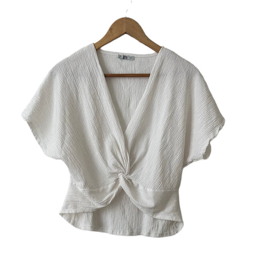 Blusa blanca Zara - Talla M