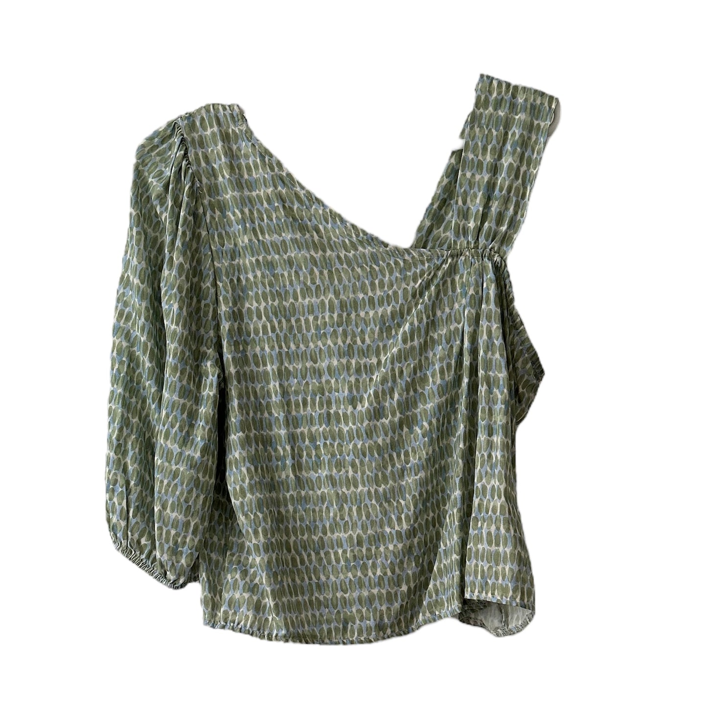 Blusa verde una manga - Talla S