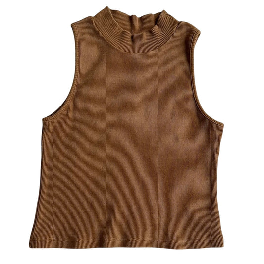 Top marrón - Talla S