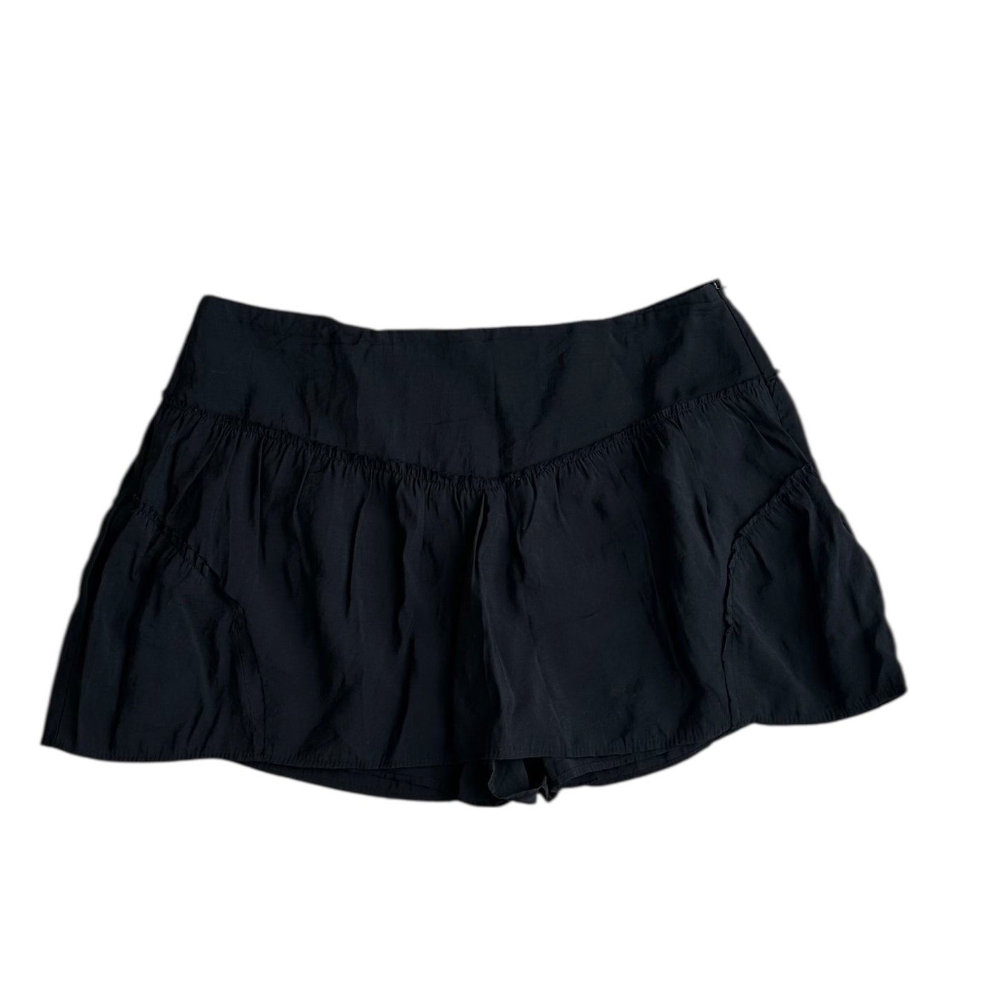 Falda short negra Zara - Talla XL