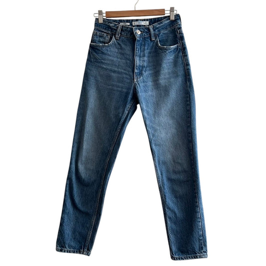 Jean mom azul oscuro Mango - Talla XS