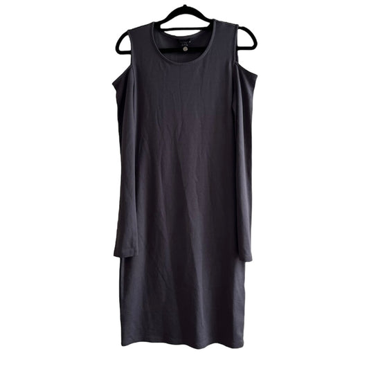 Vestido con mangas plomo Marquis - Talla XS