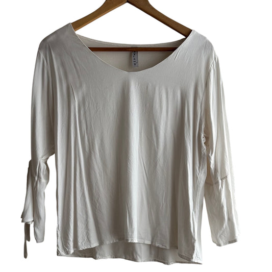 Blusa crema suelta- Talla S