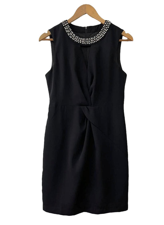 Vestido negro perlas - Talla S