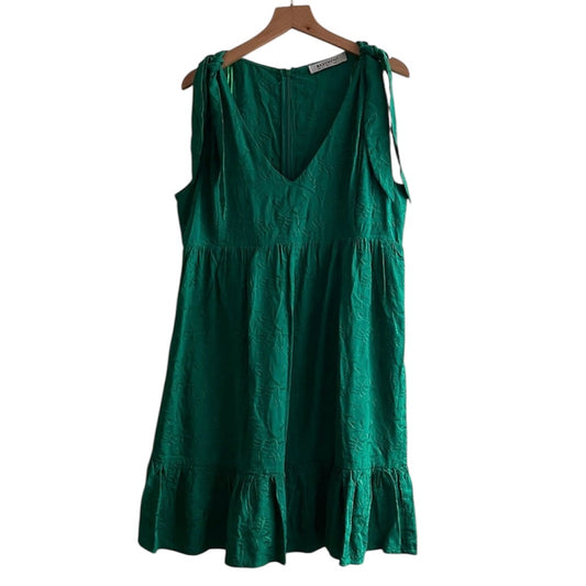 Vestido corto verde Basement - Talla L
