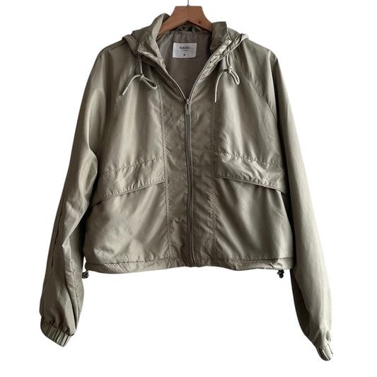 Casaca verde con capucha Sybilla - Talla S