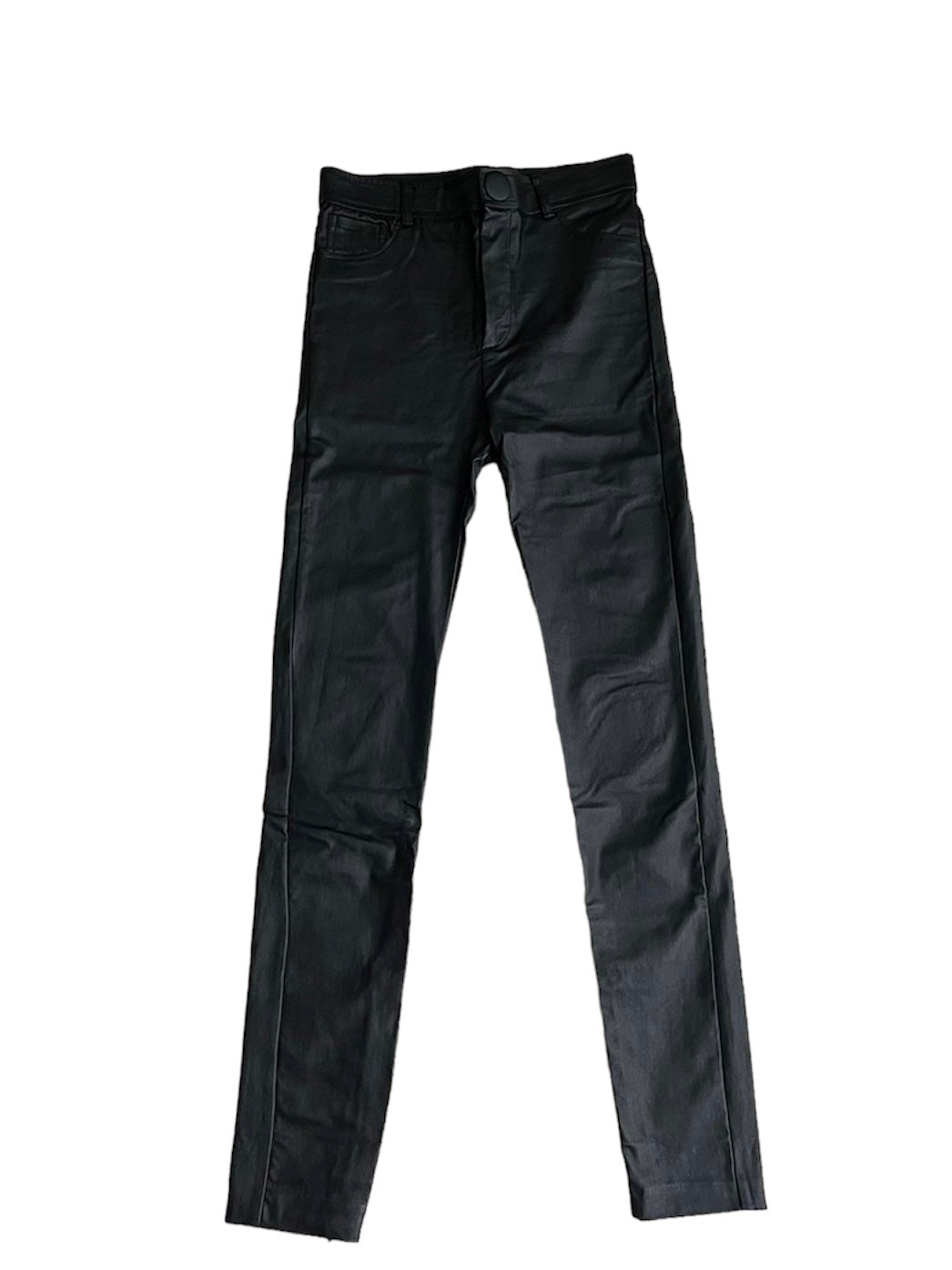 Pantalón negro cuero Zara - Talla 26