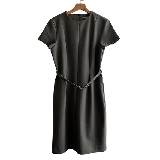Vestido manga corta verde H&M - Talla M