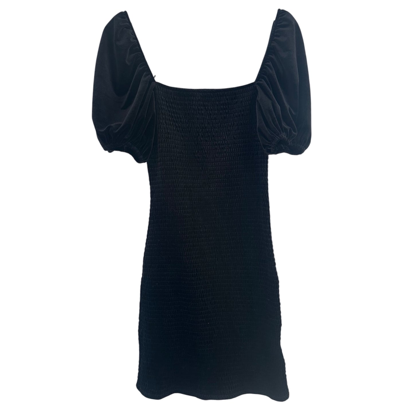 Vestido negro terciopelo Mango - Talla XS
