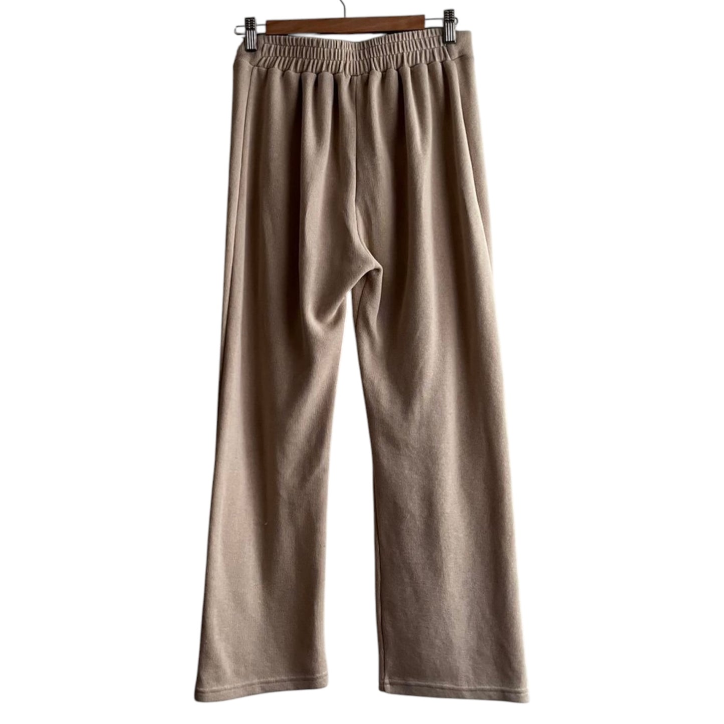 Conjunto pantalón y polera beige - Talla L