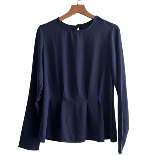 Blusa manga larga azul Benetton - Talla XS
