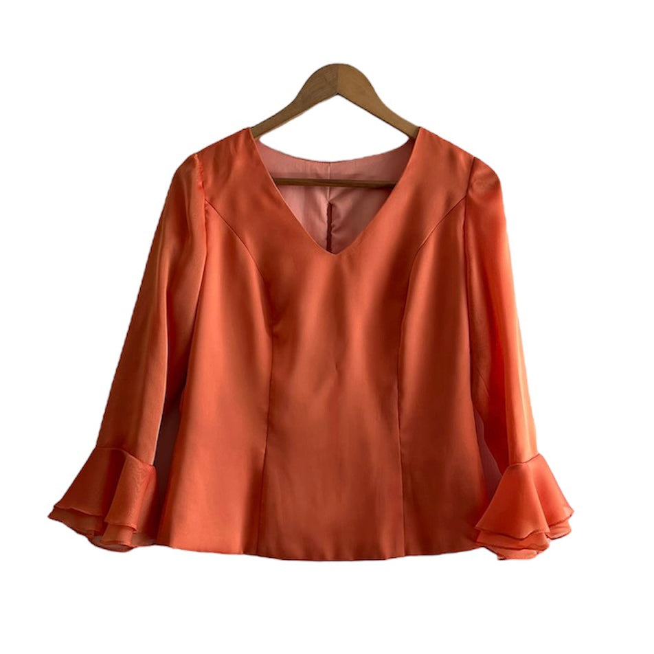 Blusa gasa naranja - Talla S