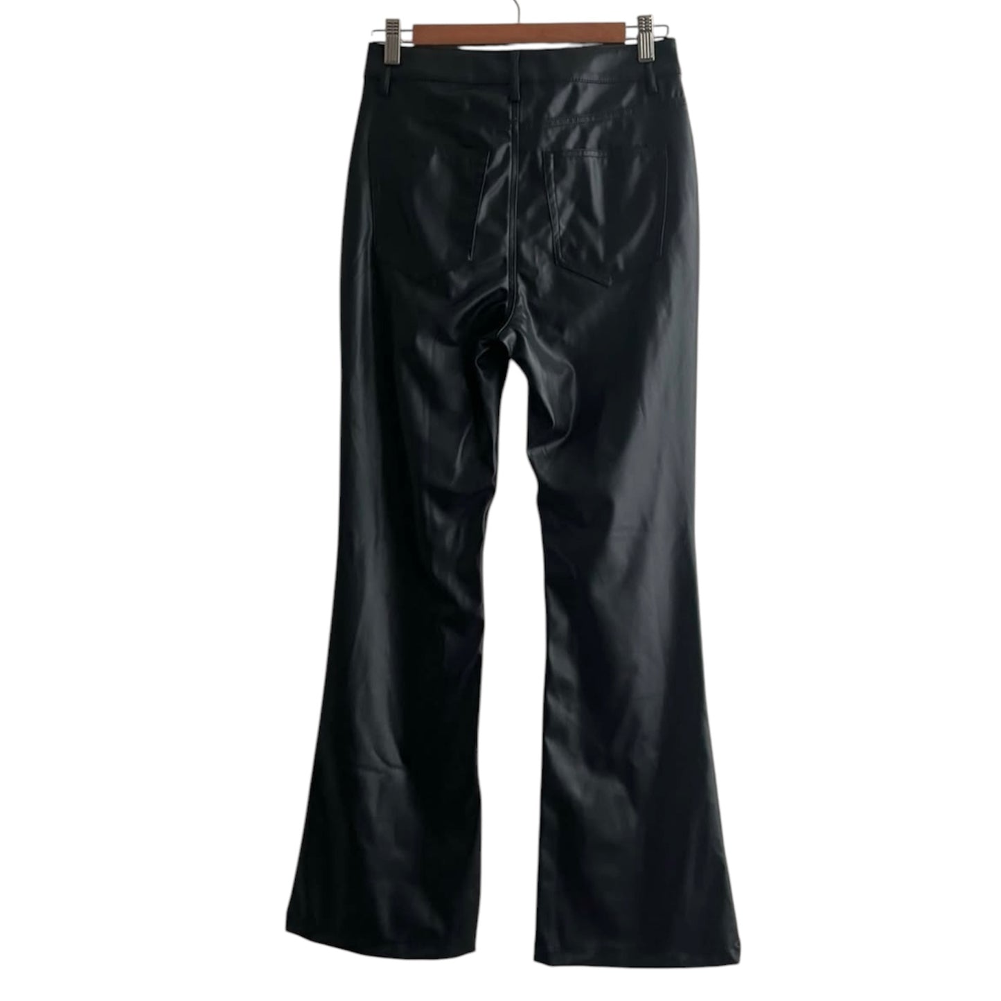 Pantalón negro tipo cuero H&M - Talla 29