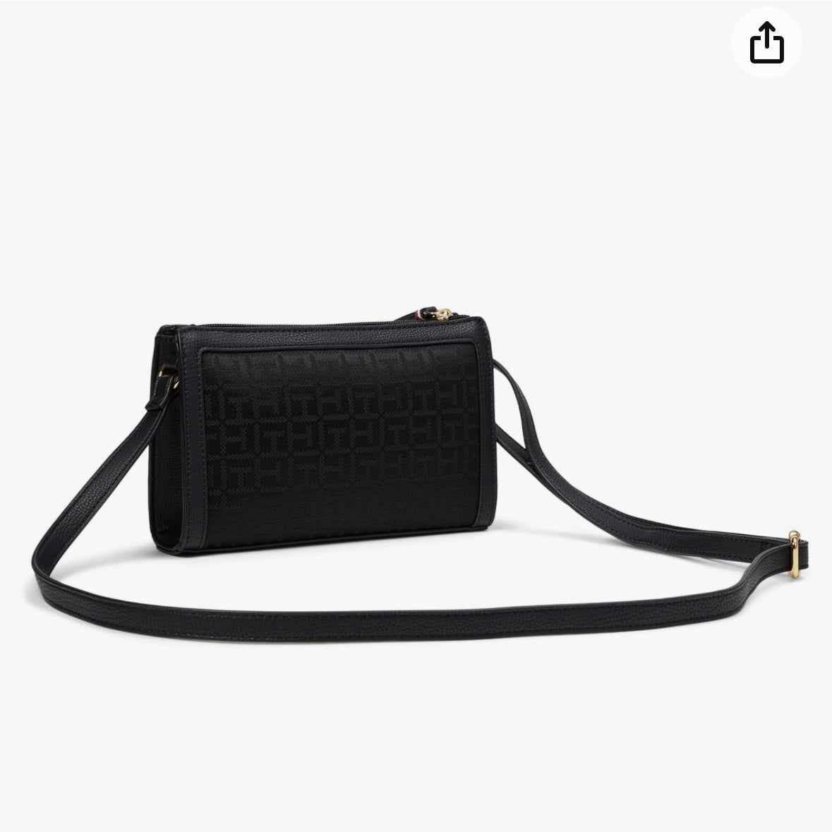 Cartera negra crossbody Tommy Hilfiger nueva con etiqueta