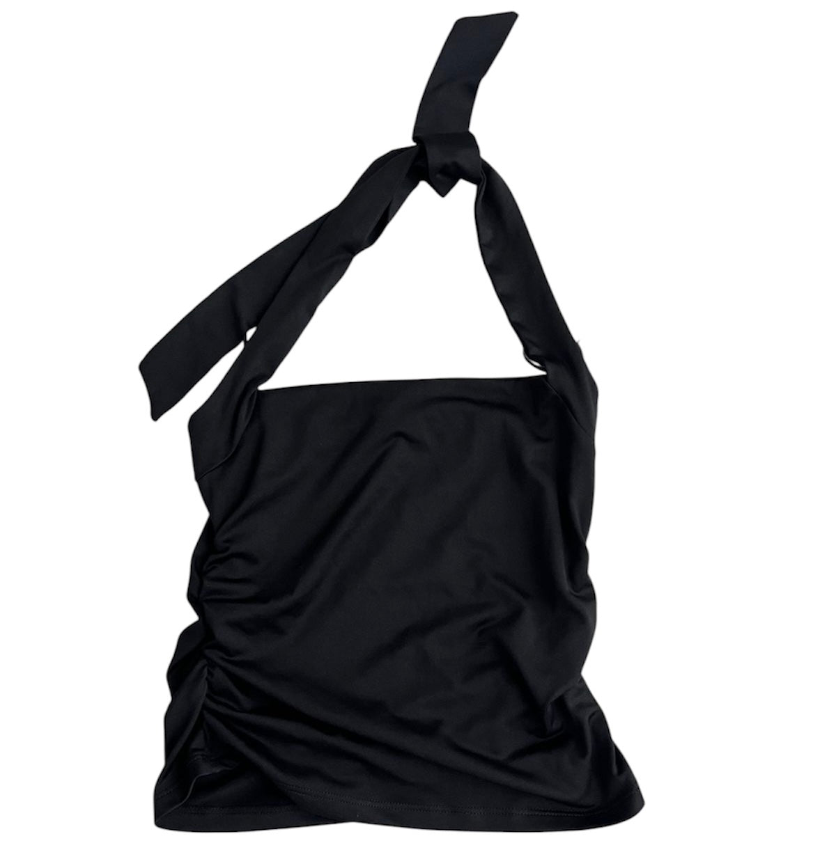 Top tiras al cuello negro Luvaro - Talla S